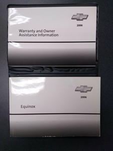 2006 Chevy Chevrolet Equinox Owner S Manual W Bi Fold Case Free Shipping Ebay