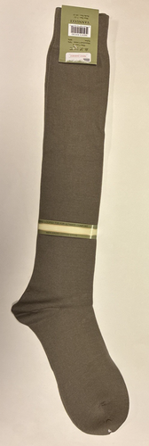 1 Pair of Vannucci Couture Imperial Luxury Beige Cotton Size 10-13 Socks - Picture 4 of 5