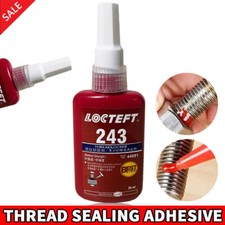 50ML 243 Thread Lock Bolt Lock Tight Medium Strength Fast Fix Screw Glue