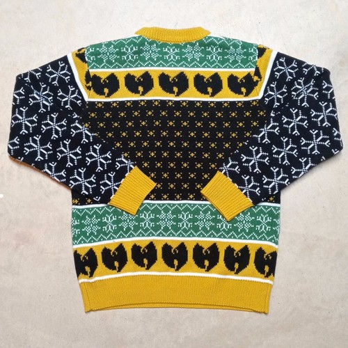 Maglione Wu-Tang Clan Ugly Christmas stampa all over rap hip hop live nation PICCOLO - Foto 3 di 8