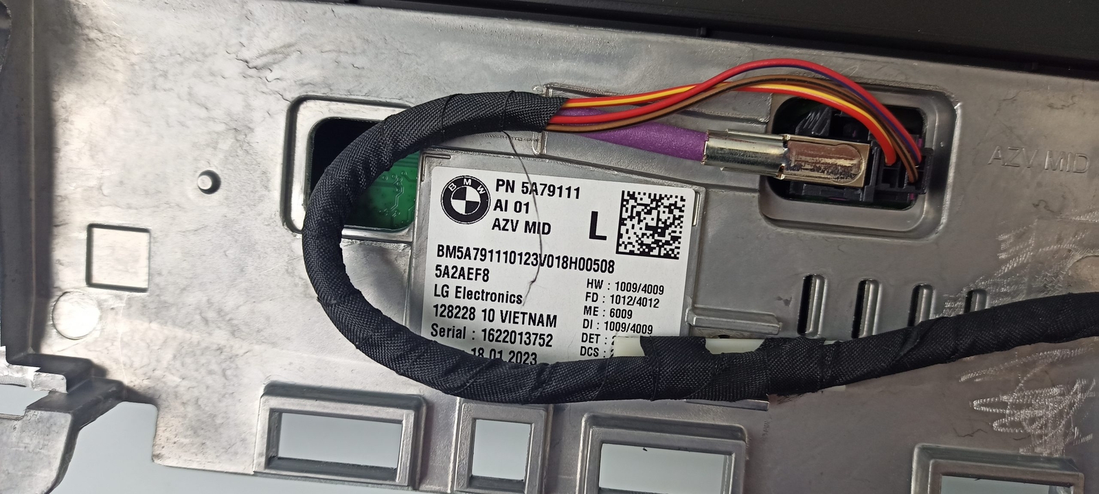 BMW OEM Multifunctional display Tacho Cluster 5A79111 2