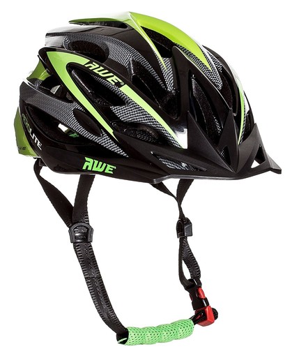 AWE AeroLite Casco per bicicletta, per uomo, in nero e verde, taglia 56 -  58cm | eBay