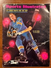Red Berenson Signed Autographed Sports Illustrated Magazine NHL St. Louis Blues