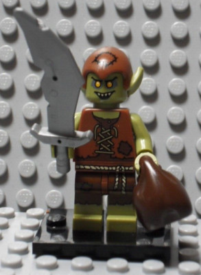 LEGO Minifiguren Kobold mit Schwert  Goblin  Serie 13 (col13-5) ''UNBESPIELT''
