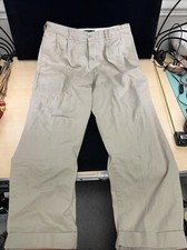 VTG Polo Ralph Lauren Hammond Pant Men  s 38x30 Khaki Beige Pleated Tapered Leg