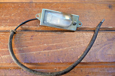 Vintage Ford License Plate Light 1960s Works Car Truck Lamp