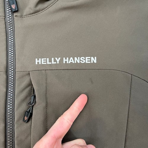 Helly Hansen Odin Softshell Jacket Full Zip Lightweight XL Brown - Picture 6 of 12