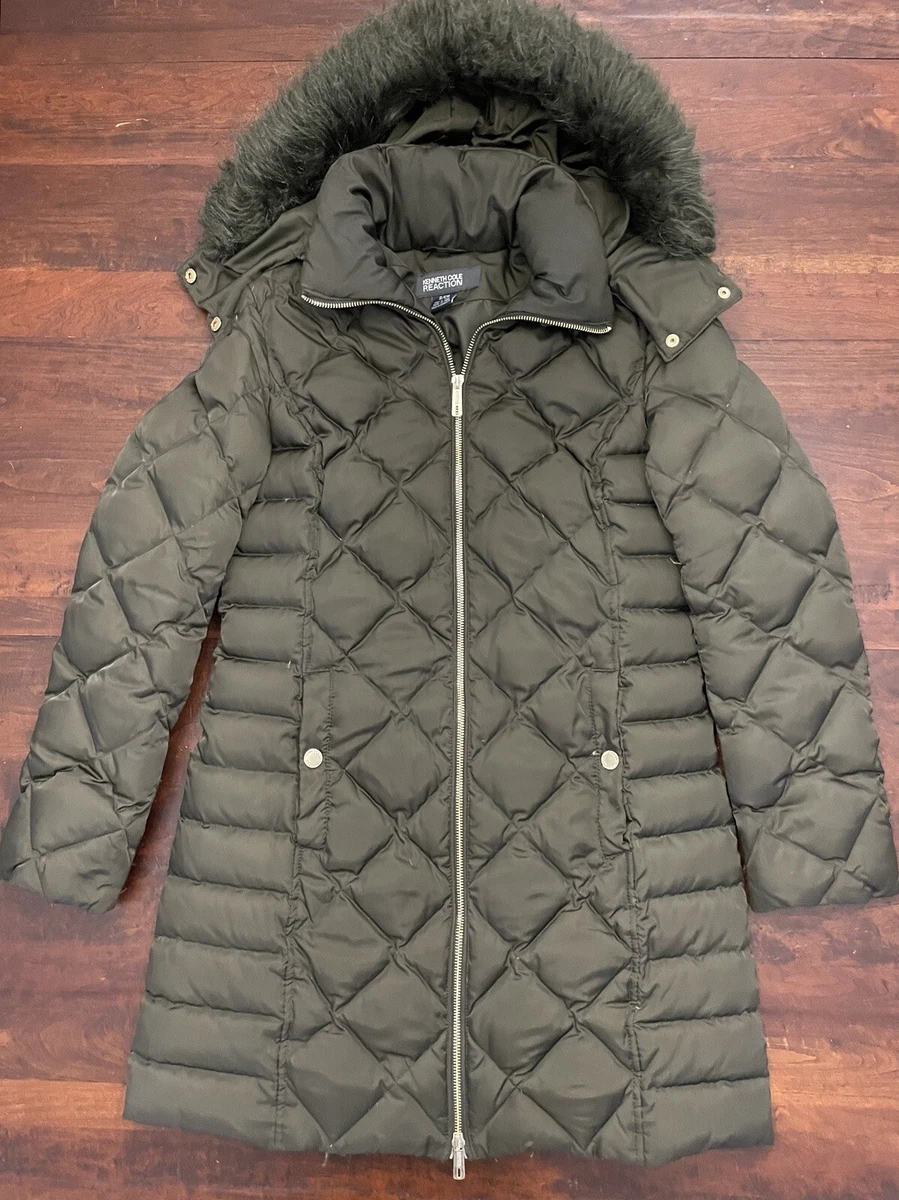 kenneth cole reaction long down coat