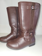 Brown : There Abouts" Brand Girls Size 13 Zipper Boots