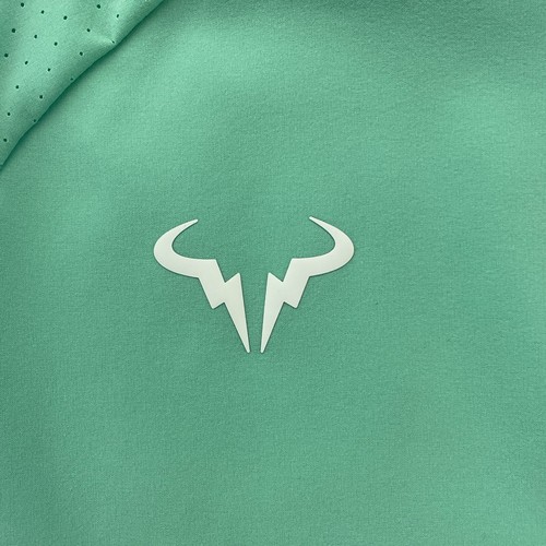 Nike Rafael Nadal Tennis Jacket CUSTOM ATHLETE Player Exclusive Issue Green NEW - Picture 5 of 18