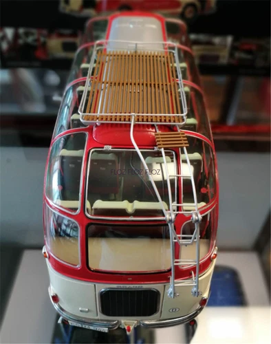 for Schuco for Mercedes for Benz for Setra S6 for Fischer 1956 red 1:18 Model - Picture 11 of 13
