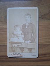 Antique CDV Cabinet Card. 19thc . Stoke Newington 