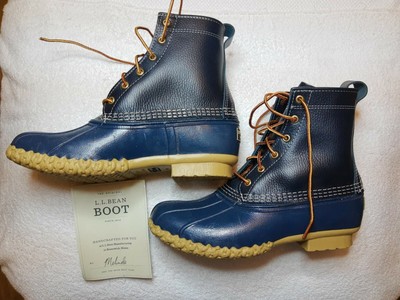 bean boots blue