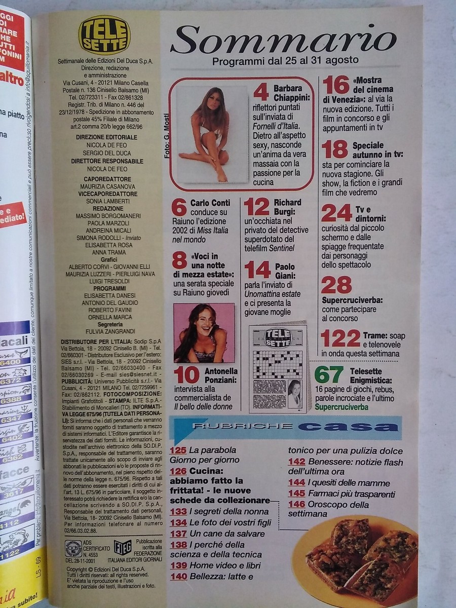 telesette 35 chiappini conti benfatto ponziani burgi giani