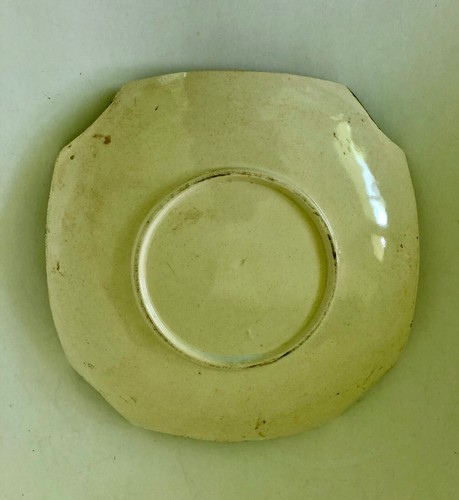 Keller & Gueirn French Ceramic Dish, Napkin Fold, Raised Enamel, 19th C - Picture 6 of 6