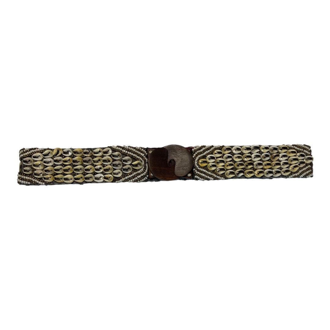 NWT Anthropologie Cocobelle Komodo Shell Belt Cocobelle x Anthropologie Timor Komodo Beaded | Mercari main image 3