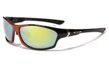 X Loop Sunglasses XL45405 UV400 Davis I9 mirrored sunnies black brown