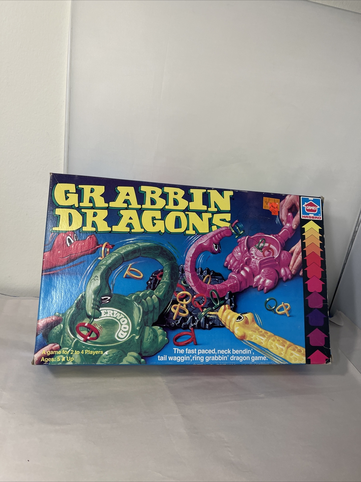 VTG Grabbin Dragons Skill Action Board Game Hasbro Complete New Open Box 1981