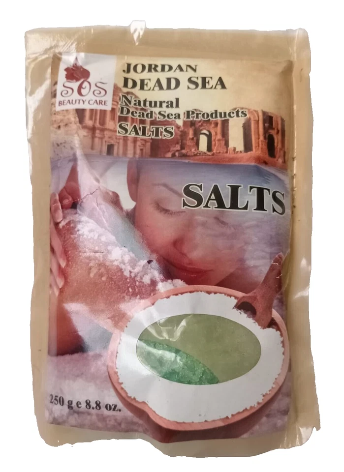 Sales naturales del Mar Muerto 250 g + barro del Mar Muerto 150 g para el cuidado de la belleza % extractos de Natura Foto 4 de 4