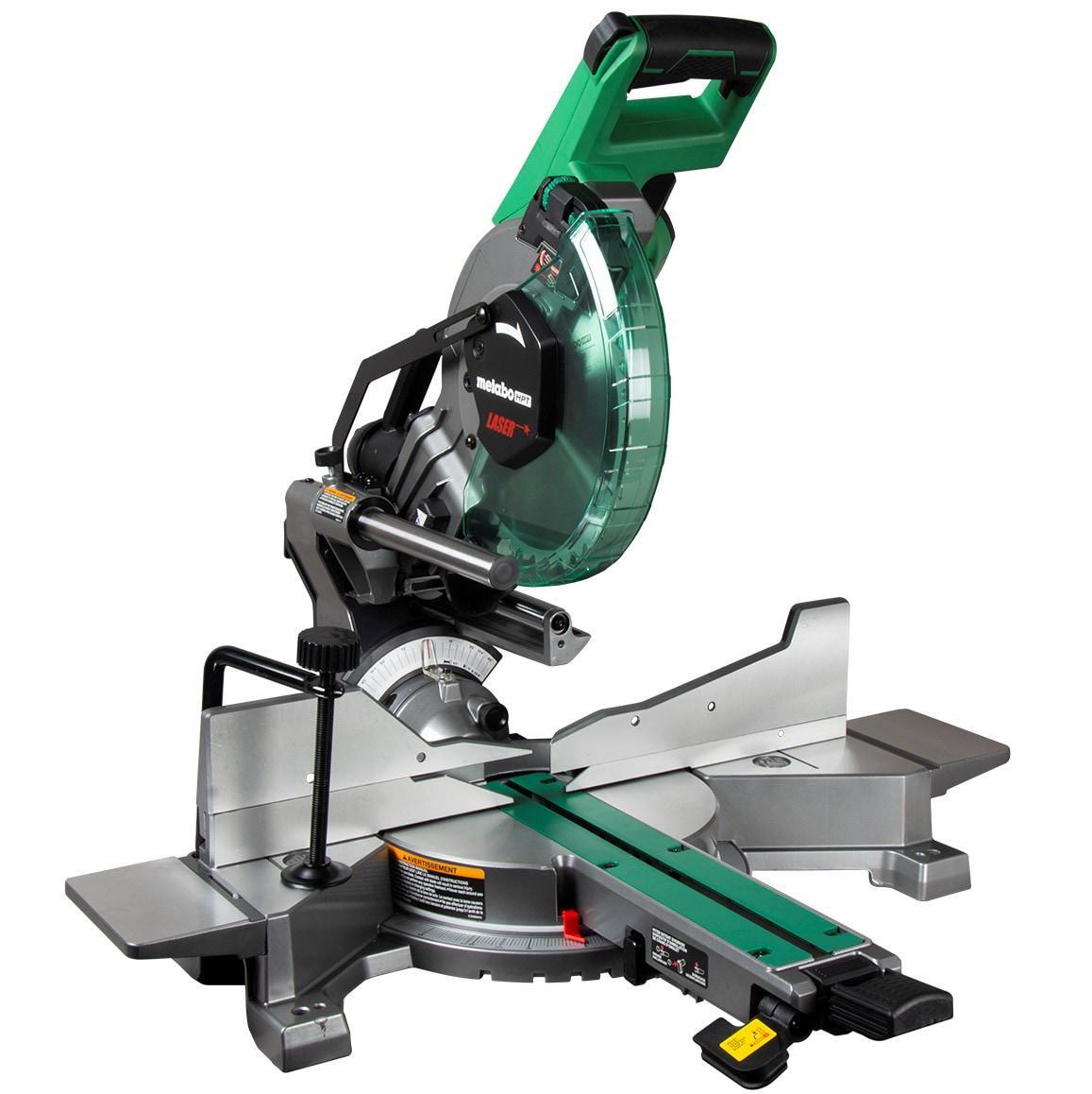 Metabo HPT C10FSHCTM 10-in Sliding Dual Compound Miter Saw with Laser