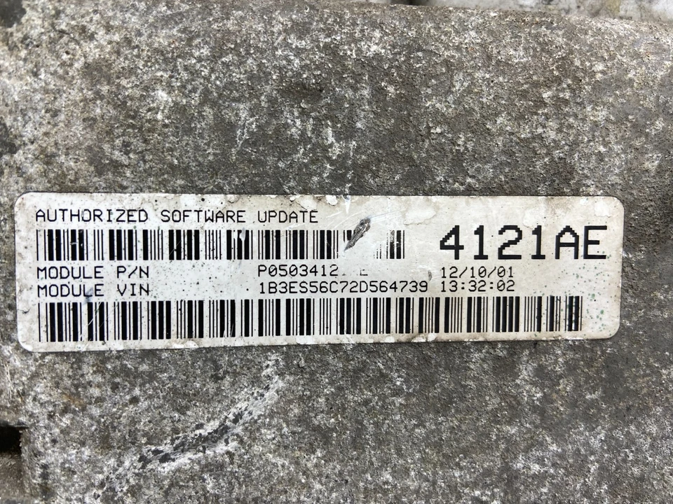 Dodge Plymouth 2002 neón 2,0 L control del motor ECM ECU PCM P05033080AB O2385 PS Foto 3 de 4