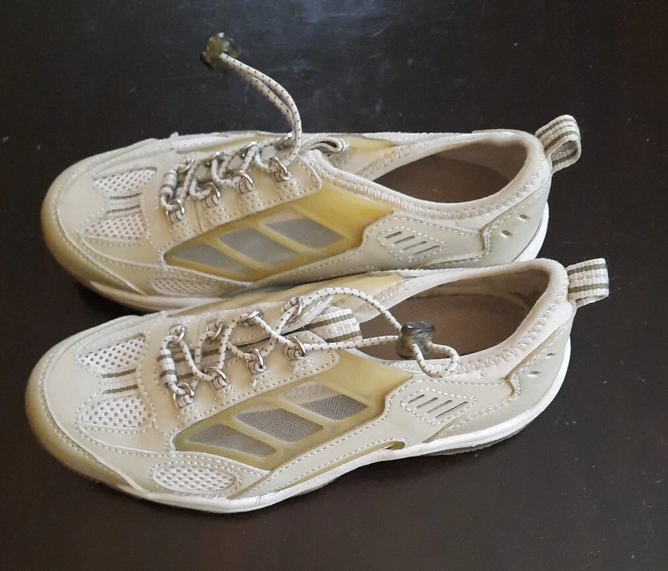 Zapatos de agua Bass Tide H2O 4333-252 para mujer talla 6 M de cuero de caña baja tostado y oliva Foto 2 de 4