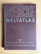 Diercke Weltatlas - Georg Westermann  Verlag Braunschweig 1957