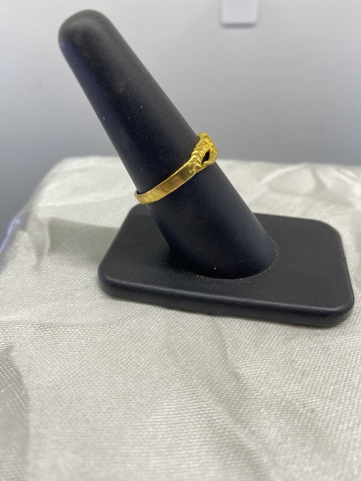 Solid Pure Yellow Gold .999 Ring - image 5