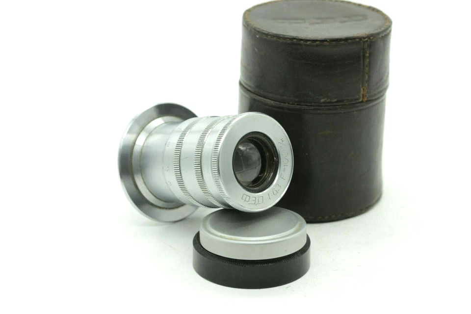 RARE FED 6.3/100 tele lens Rangefinder LENS M39 Fed Zorki Leica L39 telephoto - Image 4 of 4