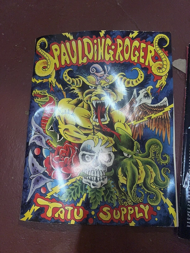 DE COLECCIÓN 1984 SPAULDING ROGERS TATU CATÁLOGO DE SUMINISTROS TATUAJE FLASH Foto 2 de 4