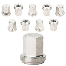 6015-010 3/8" SS Stud for Group 31 Battery - 10PCS Set w/Closed Nut (OE#6015-010