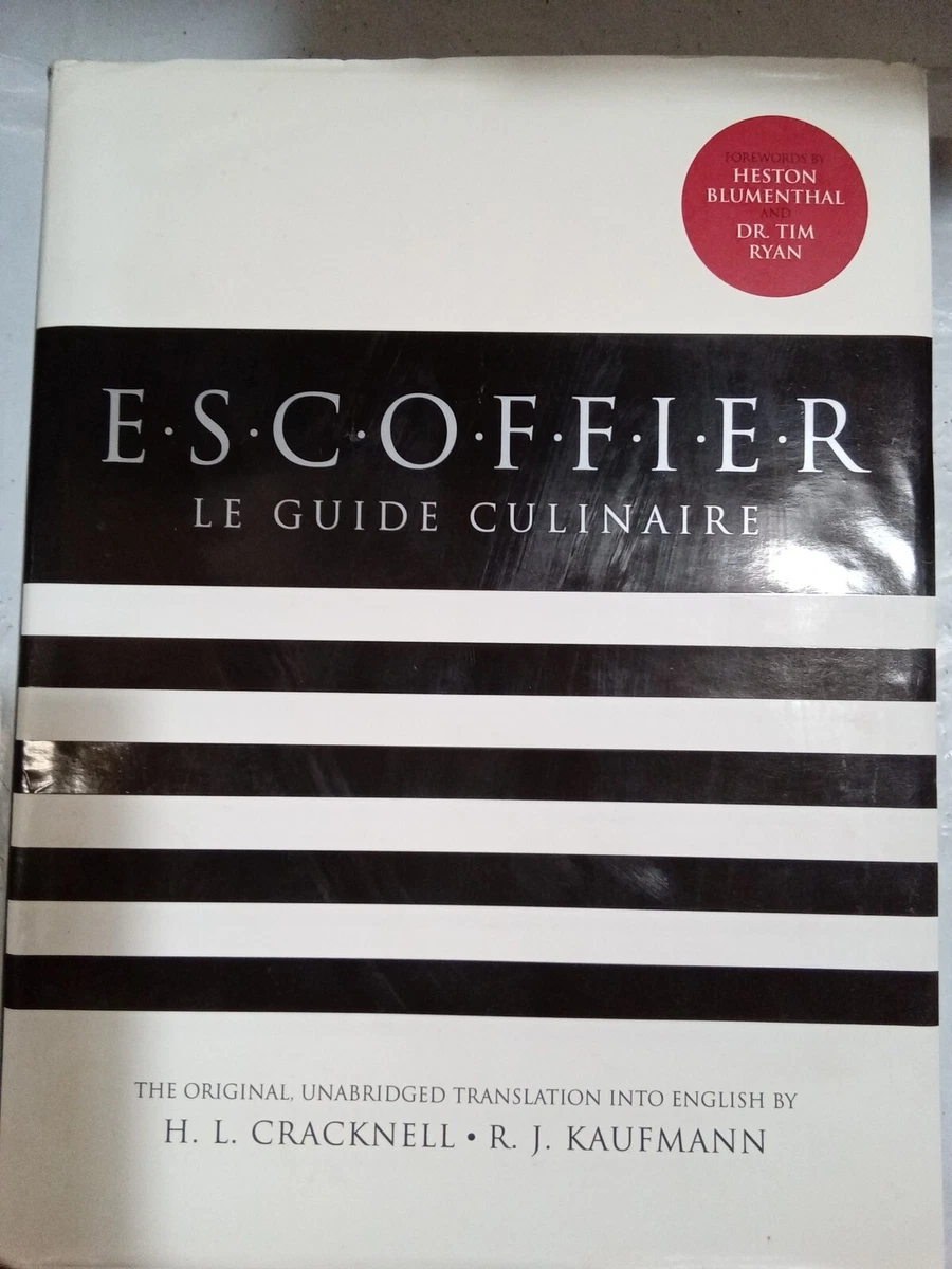 Escoffier Le Guide Culinaire Cookbook