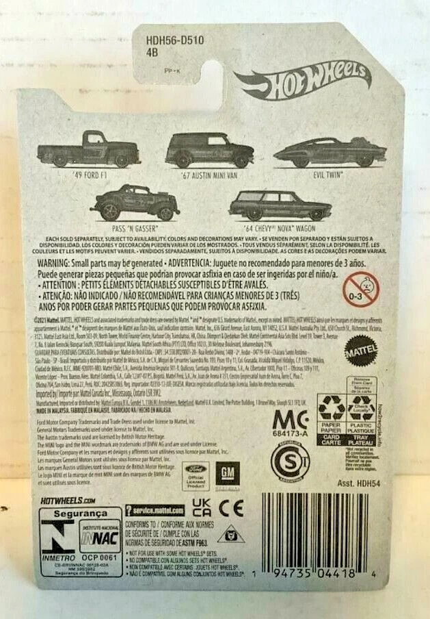 Nuevo vehículo Ford F1 2022 Hot Wheels Pearl & Chrome '49 escala 1:64 perla y cromo Foto 2 de 3