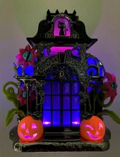 Bath & Body Works Halloween Haunted House Plug Projector Nightlight Black Cat 