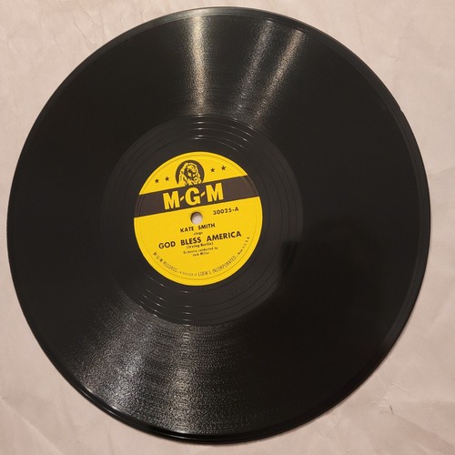 HEARđź‘‚Kate Smith God Bless America Bless This House MGM 30025 78 RPM Clean E - Picture 2 of 4