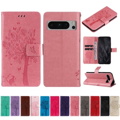 Magnetic Leather Flip Stand Card Wallet Case For Google Pixel 10 Pro 9A 8 7 6 5