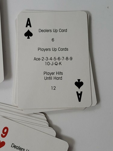 HIT 17-Learn Blackjack strategy card game-1992-gambling, gaming-new - Picture 9 of 10