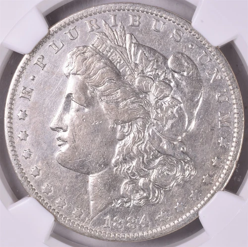 1884-O/O Morgan Silver Dollar - NGC XF Details - Top 100 VAM 6 