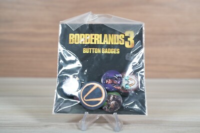 Borderlands 3 Button Badges PS5 Xbox One Switch Promo Pin Set 2K Games GearBox