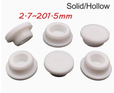 Silicone Rubber Hole Plugs Blanking End Cap Pipe Inserts Bungs 2.7-201.5mm White