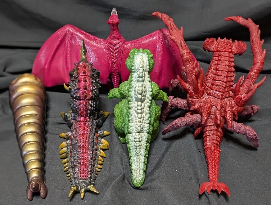 Godzilla Figures, Godzilla Heisei VS Series (Bandai) 5-piece set