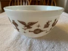 Vintage Pyrex Early American 402 1 1/2 1.5 qt Mixing Bowl RARE HTF Excellent USA