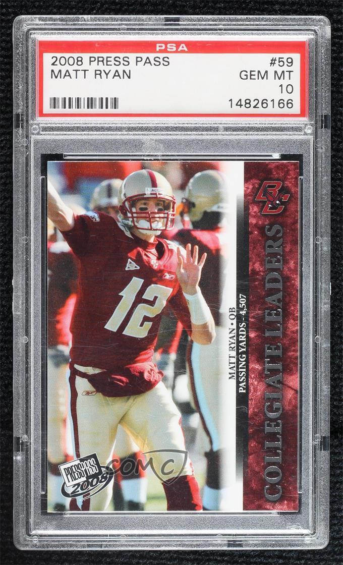 Matt Ryan Press Pass #59 Base