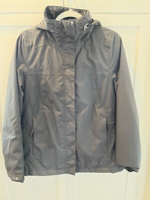Helly Hansen HH Hellytech Double Zip Hooded Windbreaker Jacket BLACK Size M EUC