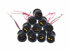 5 Pcs T10 W5w Light Bulb Socket Holder Soft Rubber - For Cars Or Bikes