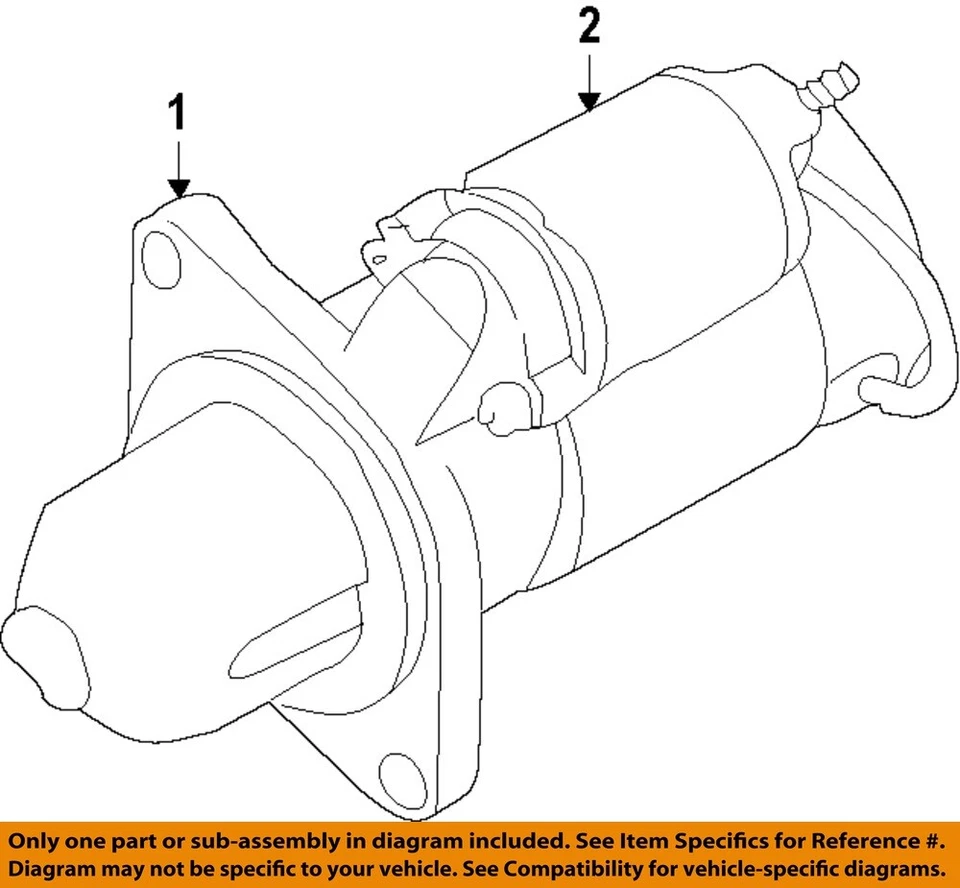 Used Starter Motor fits: 2013 Subaru Impreza 2.0L AT CVT Grade A - Imagem 3 de 4