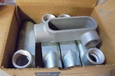 O-Z GEDNEY, CONDUIT BODY, LL37, FORM 7 TYPE LL, 1" HUB, 10.5 CU IN. BOX OF 5