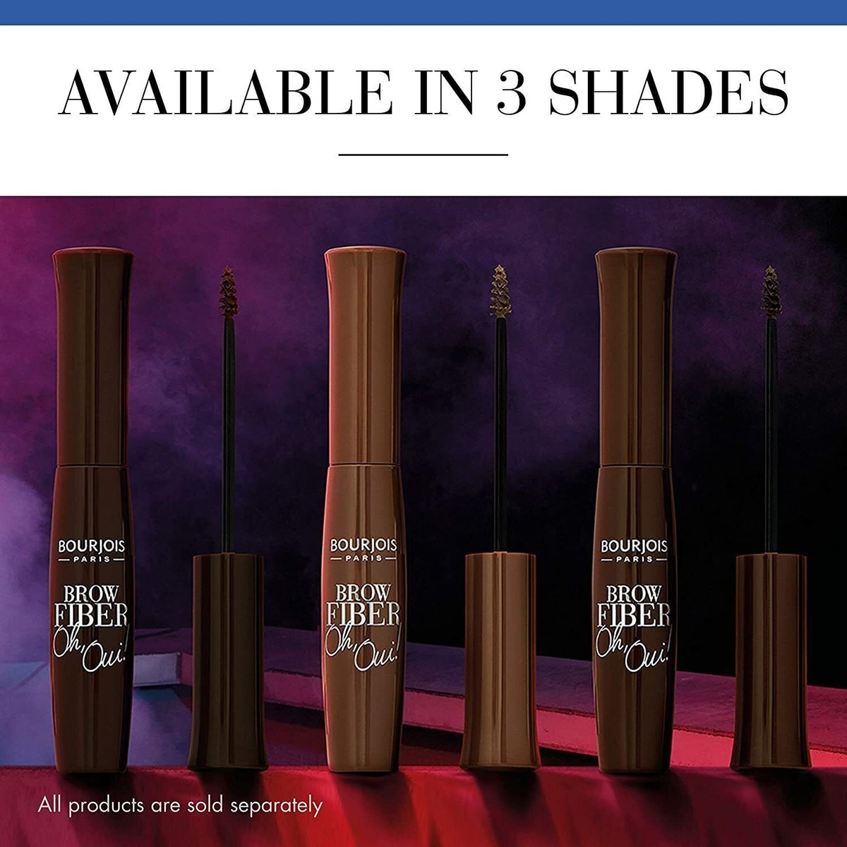 Bourjois Brow Fiber Mascara – Augenbrauen-Gel, 003 Brown, 6,8 Ml