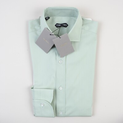 slim fit dress slacks Hisdern Wrinkle-resistant Mint Green Dress Shirt and Matching Houndstooth  Tie