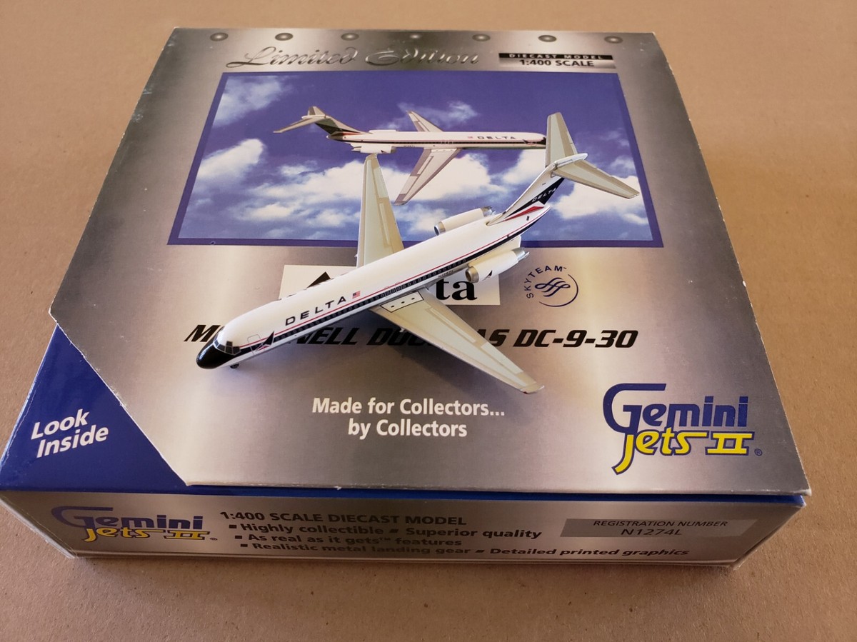 1:400 Douglas DC-9-32 Delta Airlines N1267L Gemini Jets | eBay